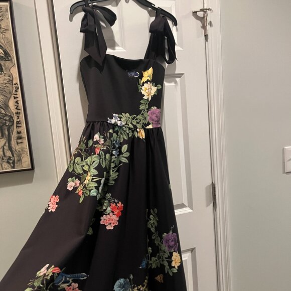 ALICE & OLIVIA "ORIANA" DROP-WASIT DRESS - Picture 11 of 15